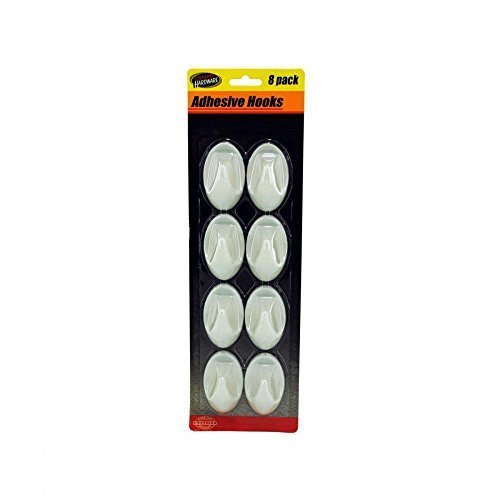 Adhesive Hooks-Qty 12