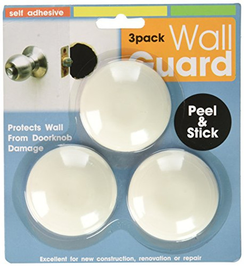 Kole Imports MT247 Self-Adhesive Doorknob Wall Guard Set