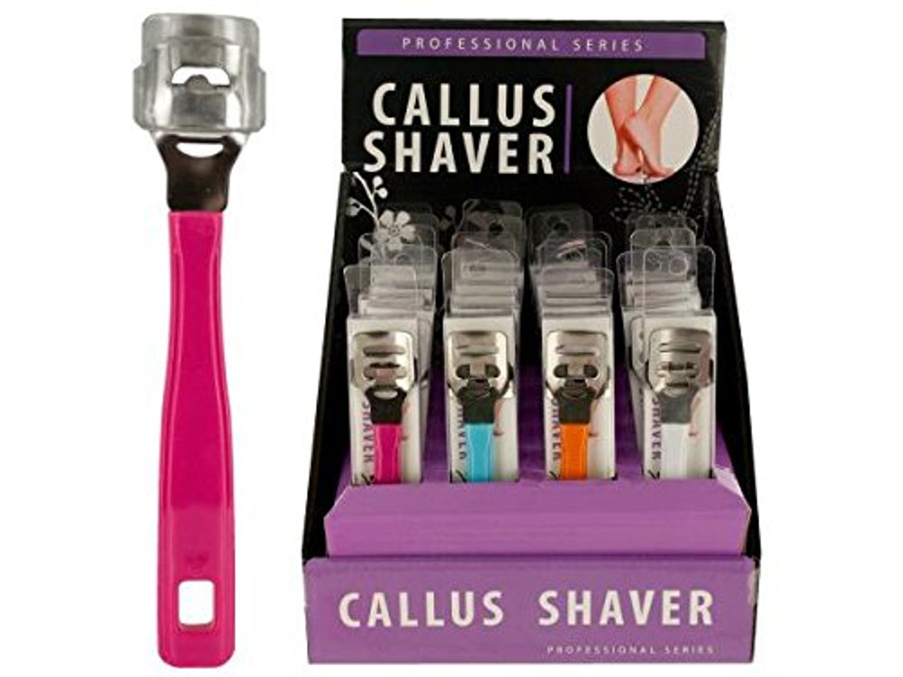 Bulk Buys Kole Callus Shaver Display 1 Ounce