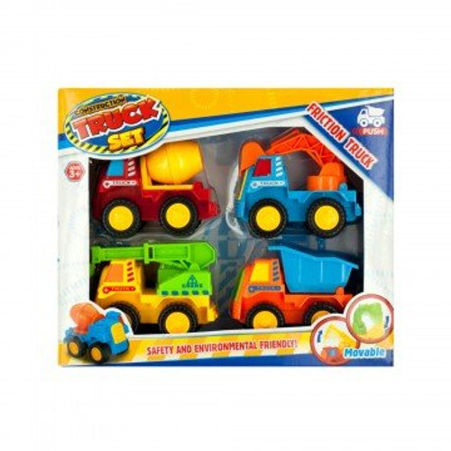 Friction Construction Truck Set