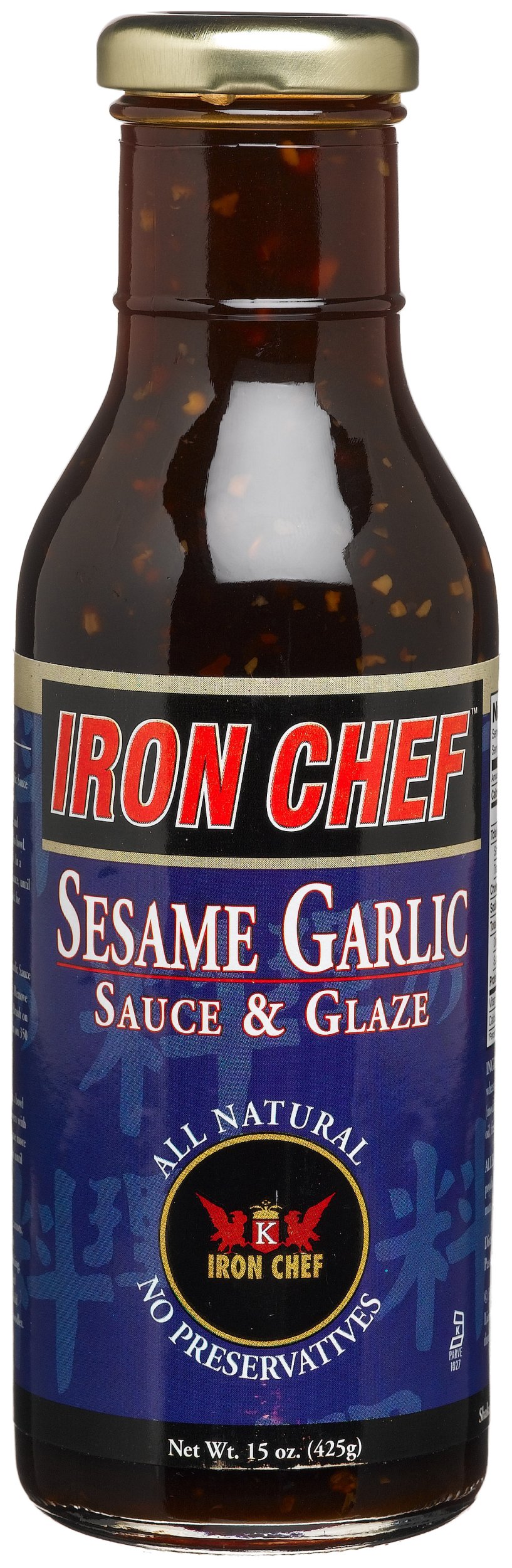 Iron Chef Sauce & Glaze Sesame Garlic, 15 Oz