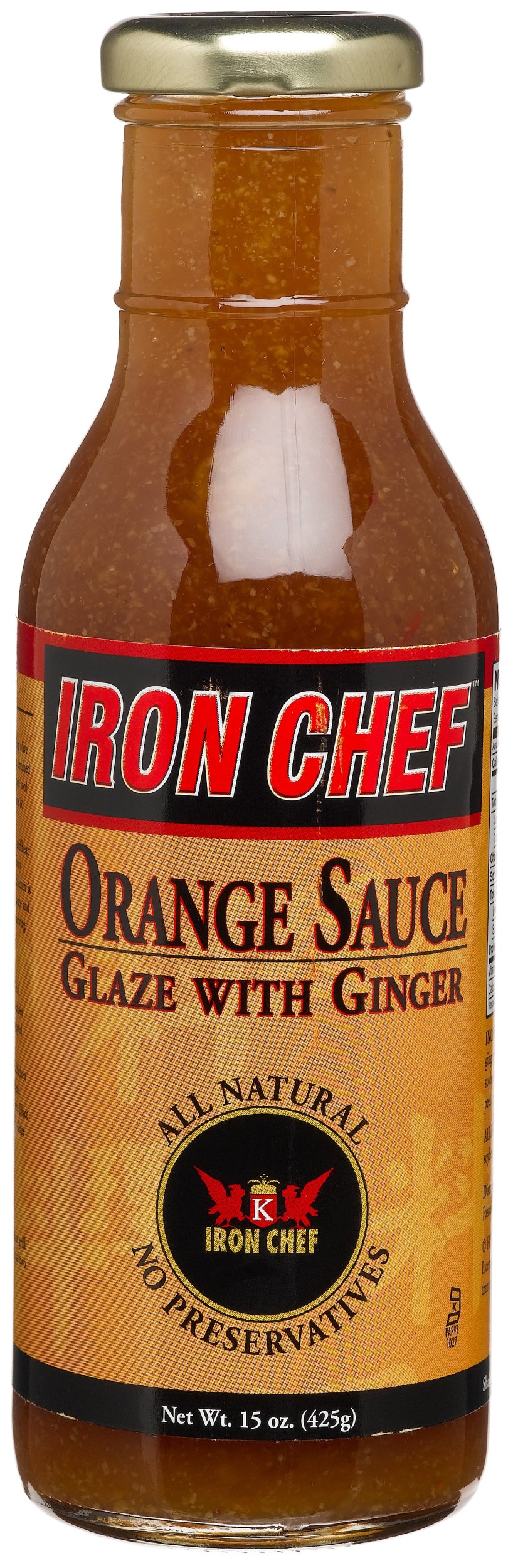 Iron Chef Orange Sauce Glaze With Ginger, 15 Oz