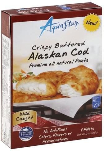 Aqua Star Alaskan Cod, Crispy Battered