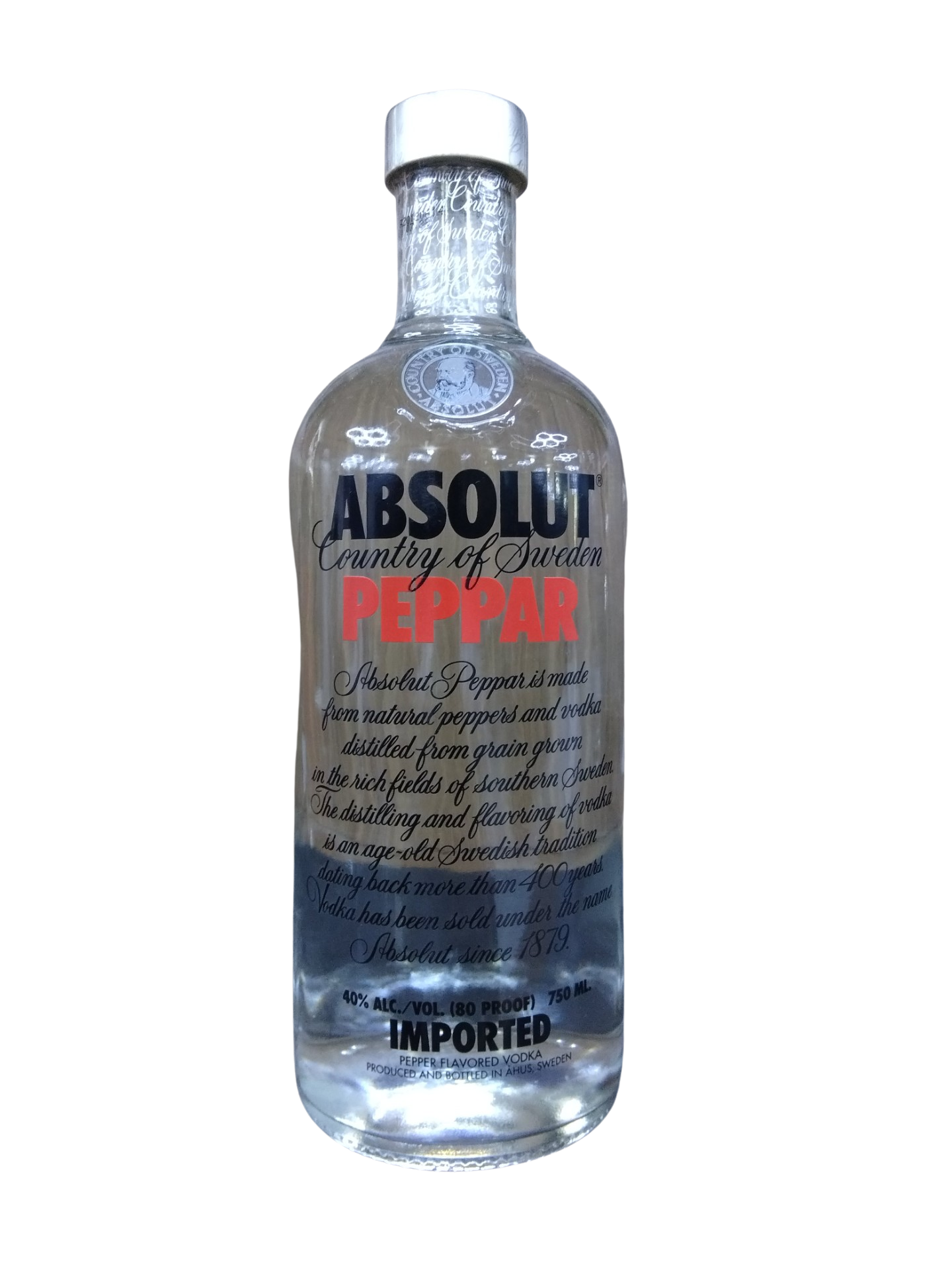 Absolut Peppar Vodka 750ml