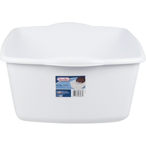 Sterilite Dishpan White 18qt