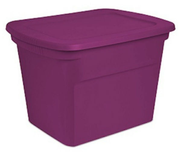 Sterilite 18 Gallon Tote - Fuchsia