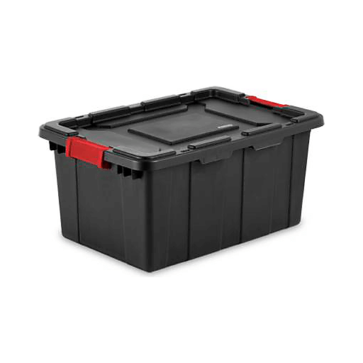 Sterilite 14649006 Industrial Tote, 15 Gallon, Black