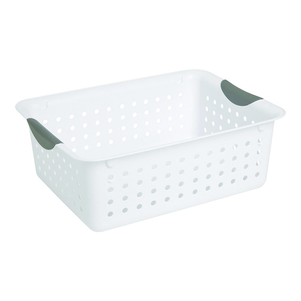 Sterilite 16248006 Medium Ultra Storage Basket, White