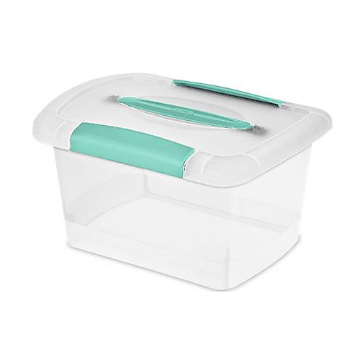 Sterilite #1872 Storage Container W/ Blue Lid