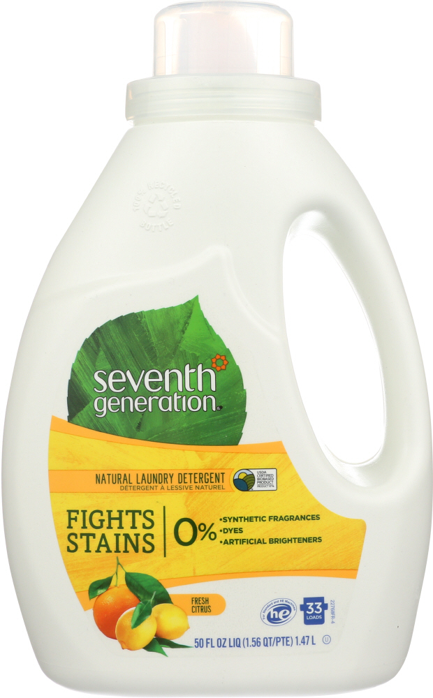 Seventh Generation Fresh Citrus Natural Laundry Detergent