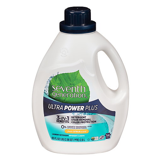 Seventh Generation Ultra Power Plus Natural Laundry Detergent Fresh Citrus Scent