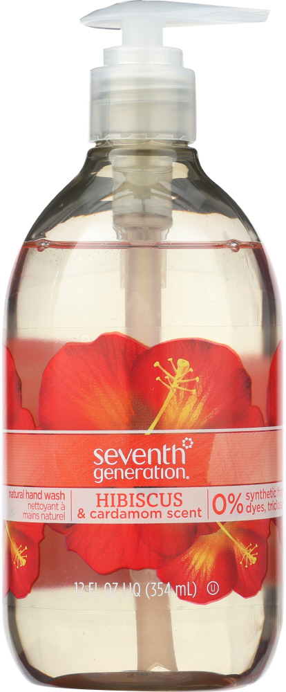 Seventh Generation Hibiscus And Cardamom Natural Hand Wash, 12 Oz