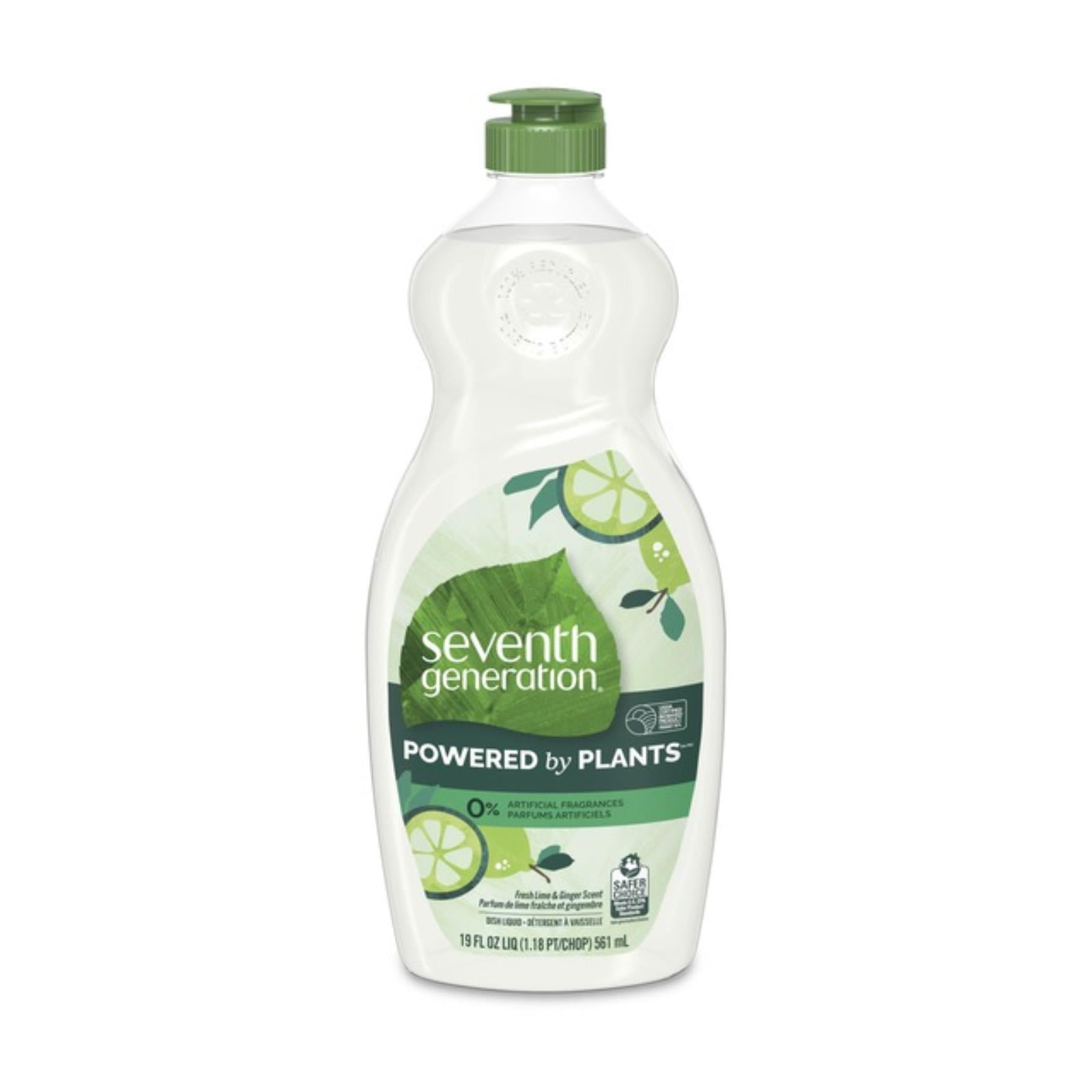 Seventh Generation Fresh Lime & Ginger Scent Dish Soap Liquid