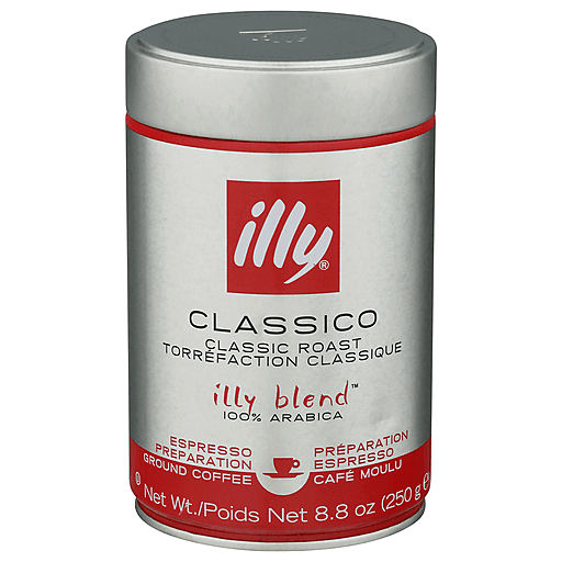 Illy Classico Medium Roast Espresso Ground Coffee - 8.8oz