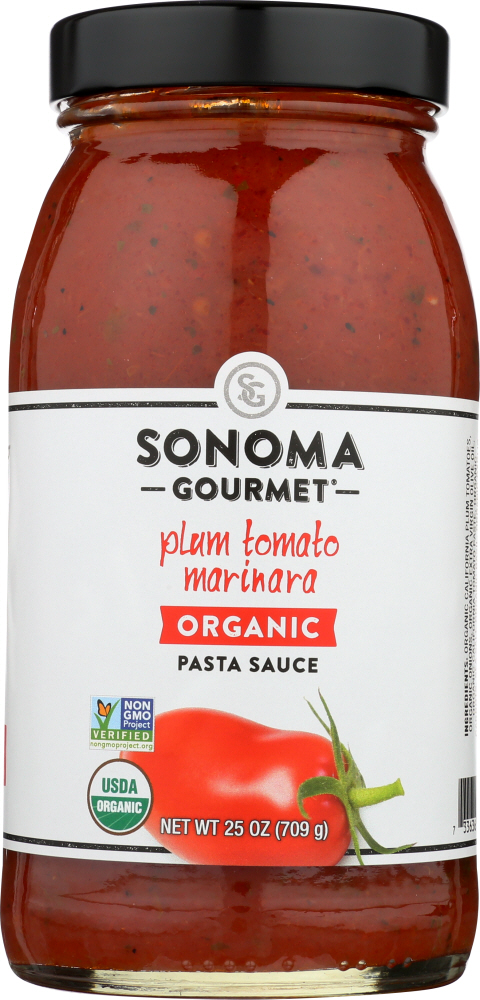 Sonoma Gourmet Pasta Sauce, Organic, Plum Tomato Marinara