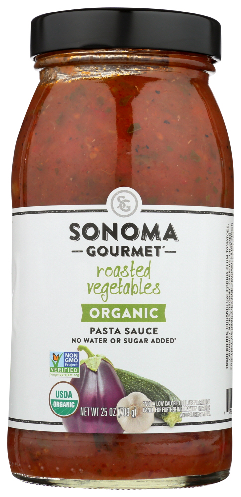 Sonoma Gourmet Organic Pasta Sauce - Roasted Vegetables 25 Oz