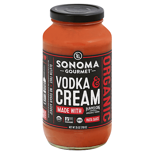 Sonoma Gourmet Organic Vodka & Cream Pasta Sauce 25 Oz