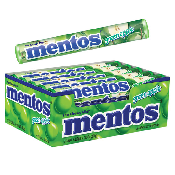 Mentos Green Apple Chewy Mints - 1.32 Oz
