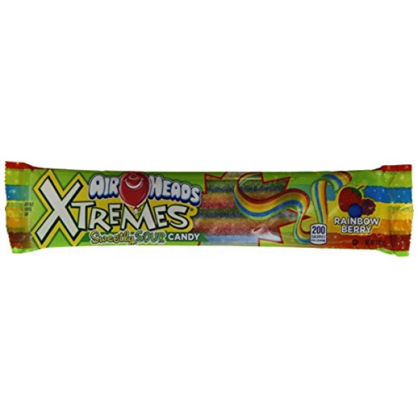 AirHeads Xtremes Sweetly Sour Candy Rainbow Berry