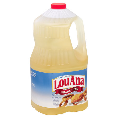 LouAna Peanut Oil 128 Fl. Oz. Jug
