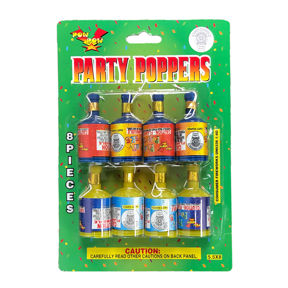 LA Balloons Party Poppers