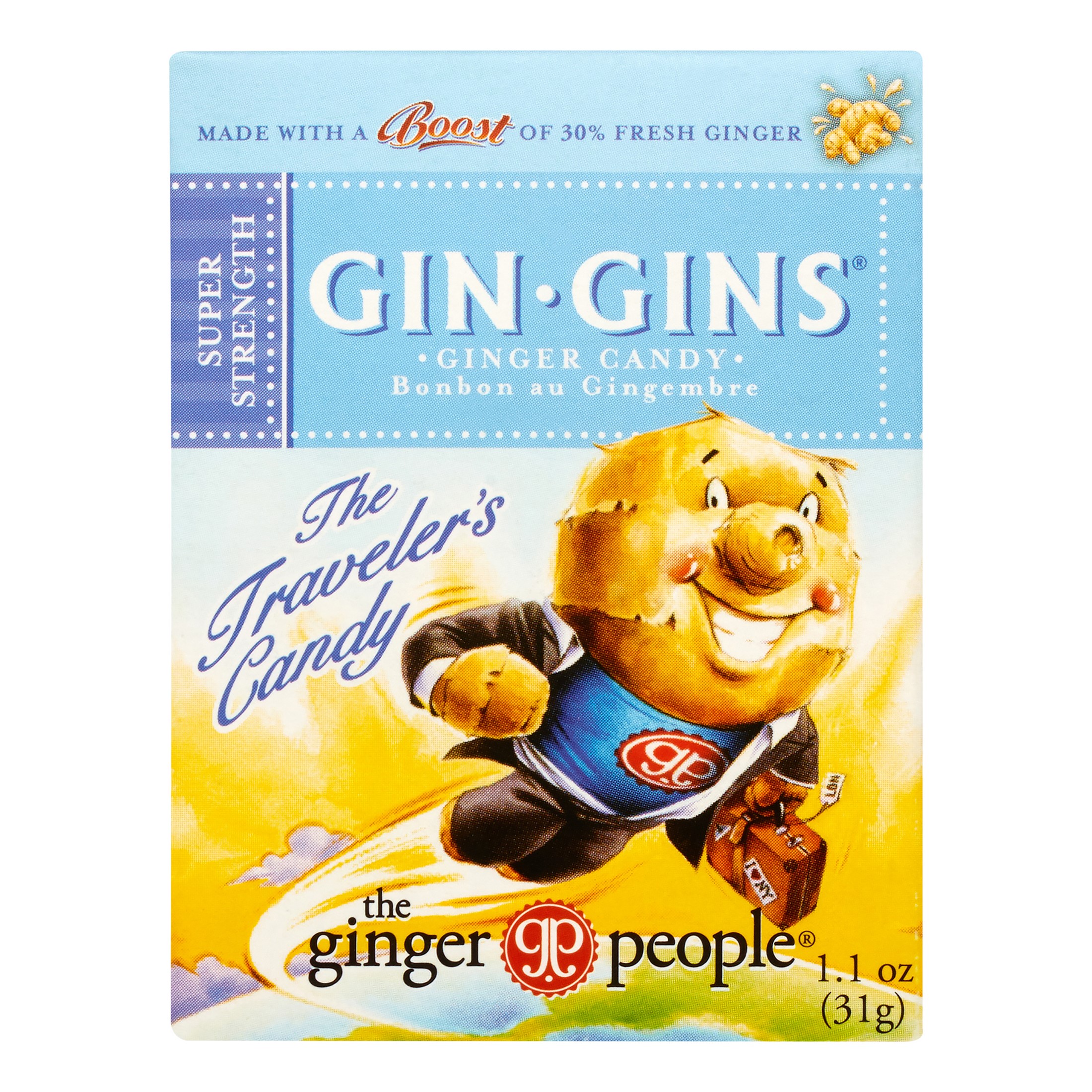 The Ginger People Gin Gins Super Boost Candy 1.1oz