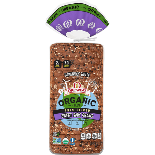 Oroweat Organic Sweet Baby Grains Thin Sliced Bread 20 Oz
