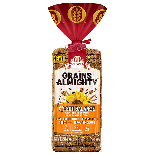 Oroweat Bread, Thin-Sliced, Gut Balance 20 Oz