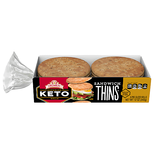 Oroweat Rolls, Superior, Keto