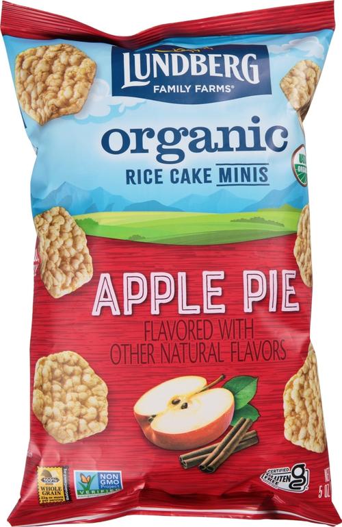 Lundberg Family Farms Organic Gluten-Free Apple Pie Rice Cake Minis
