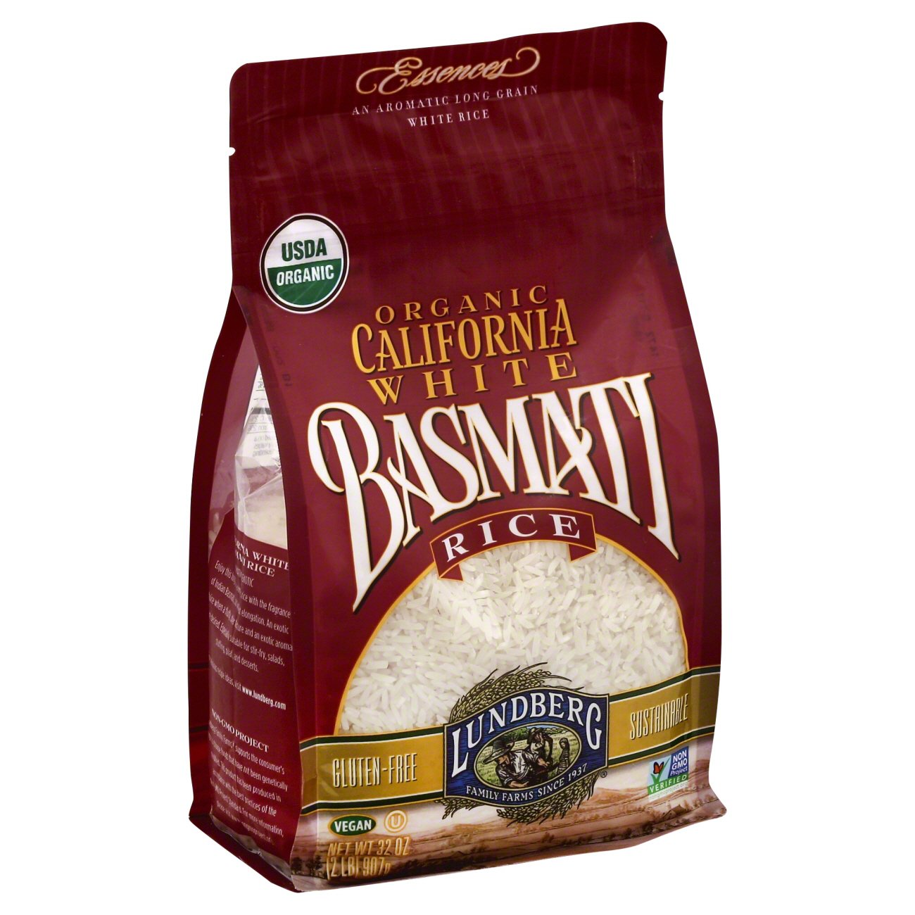 Lundberg Family Farms Organic California White Basmati Gourmet Rice 32 Oz