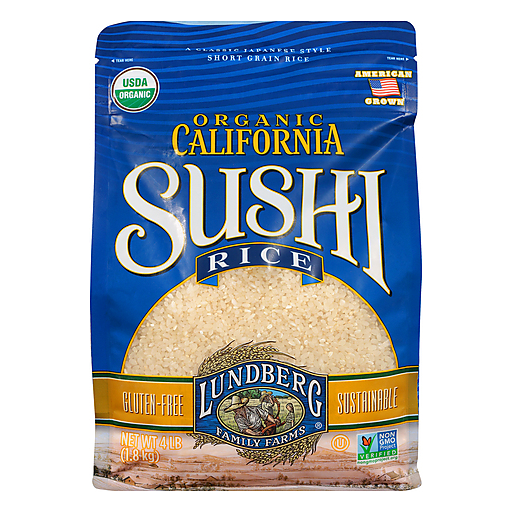 Lundberg Family Farms California Organic Sushi Rice 4 Lb