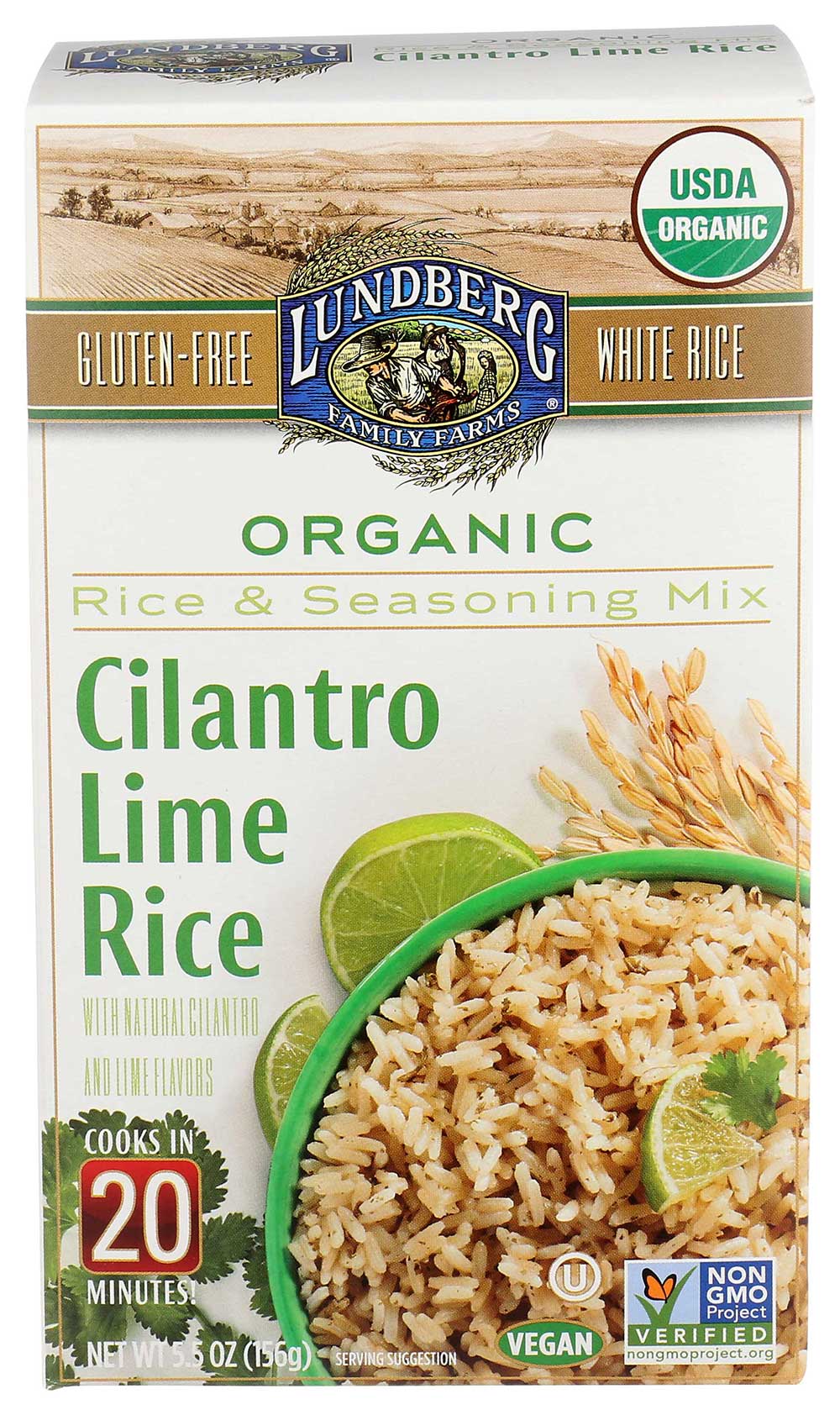Lundberg Family Farms Rice & Seasoning Mix, Organic, White, Cilantro Lime