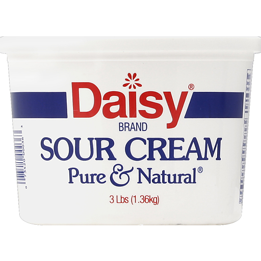 Daisy Pure & Natural Sour Cream 3 Lb. Tub