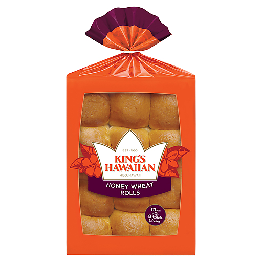 King's Hawaiian Honey Wheat Rolls, Dinner Rolls
