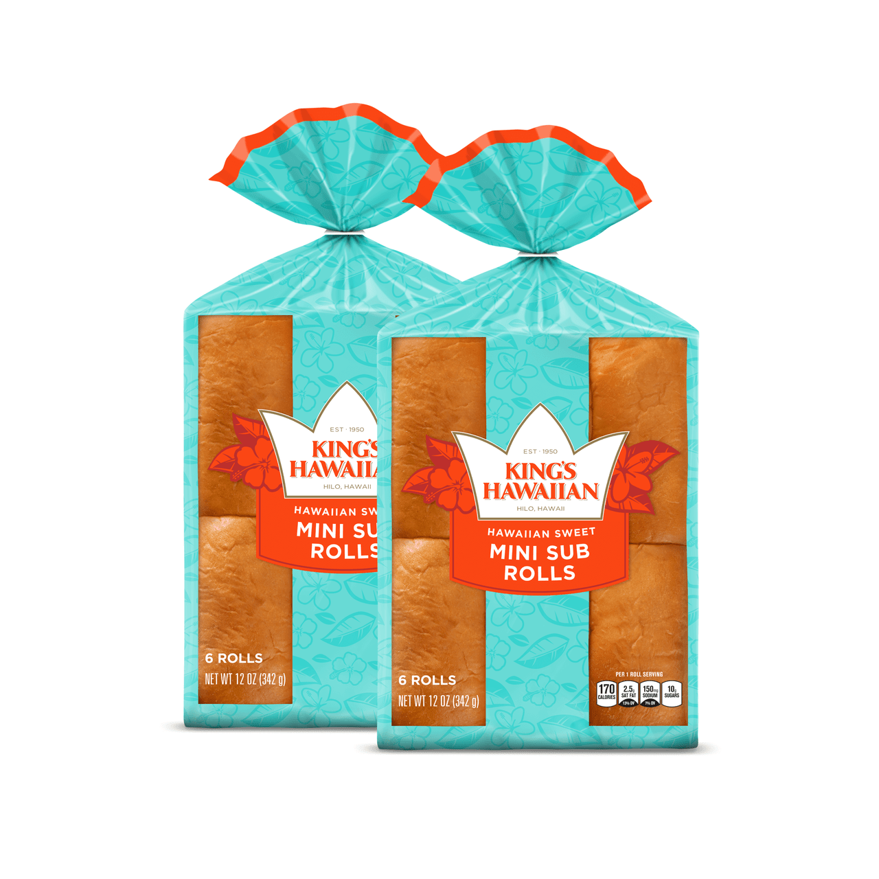 King's Hawaiian Mini Sub Rolls Original Sweet