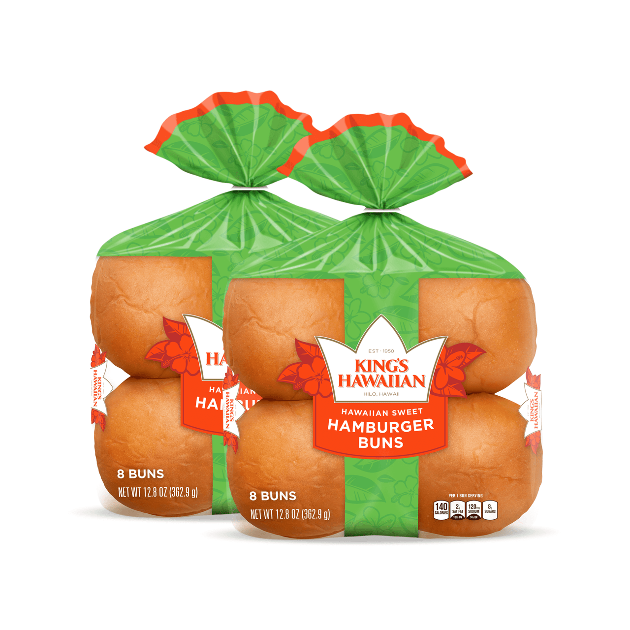 King's Hawaiian Original Sweet Hamburger Buns 8PK