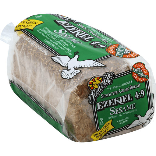 Food for Life Ezekiel 4:9 Organic Frozen Sprouted Whole Grain Sesame Bread - 24oz