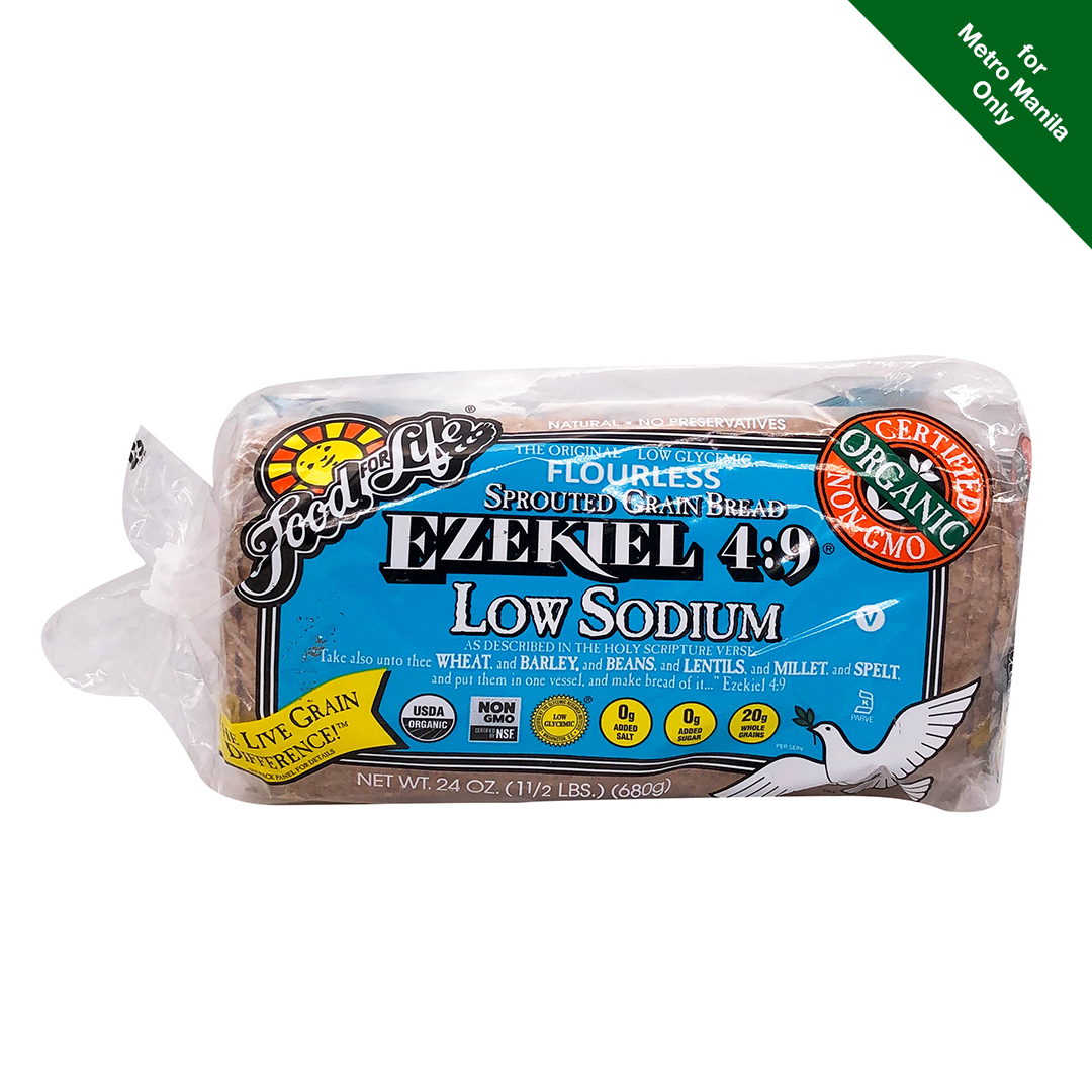 Food For Life Organic Ezekiel 4:9 Low Sodium Sprouted Grain Bread, 24 Oz