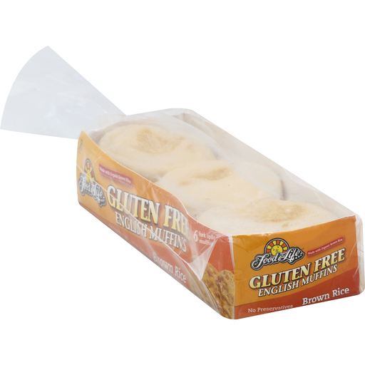 Food For Life Gluten Free Brown Rice English Muffins