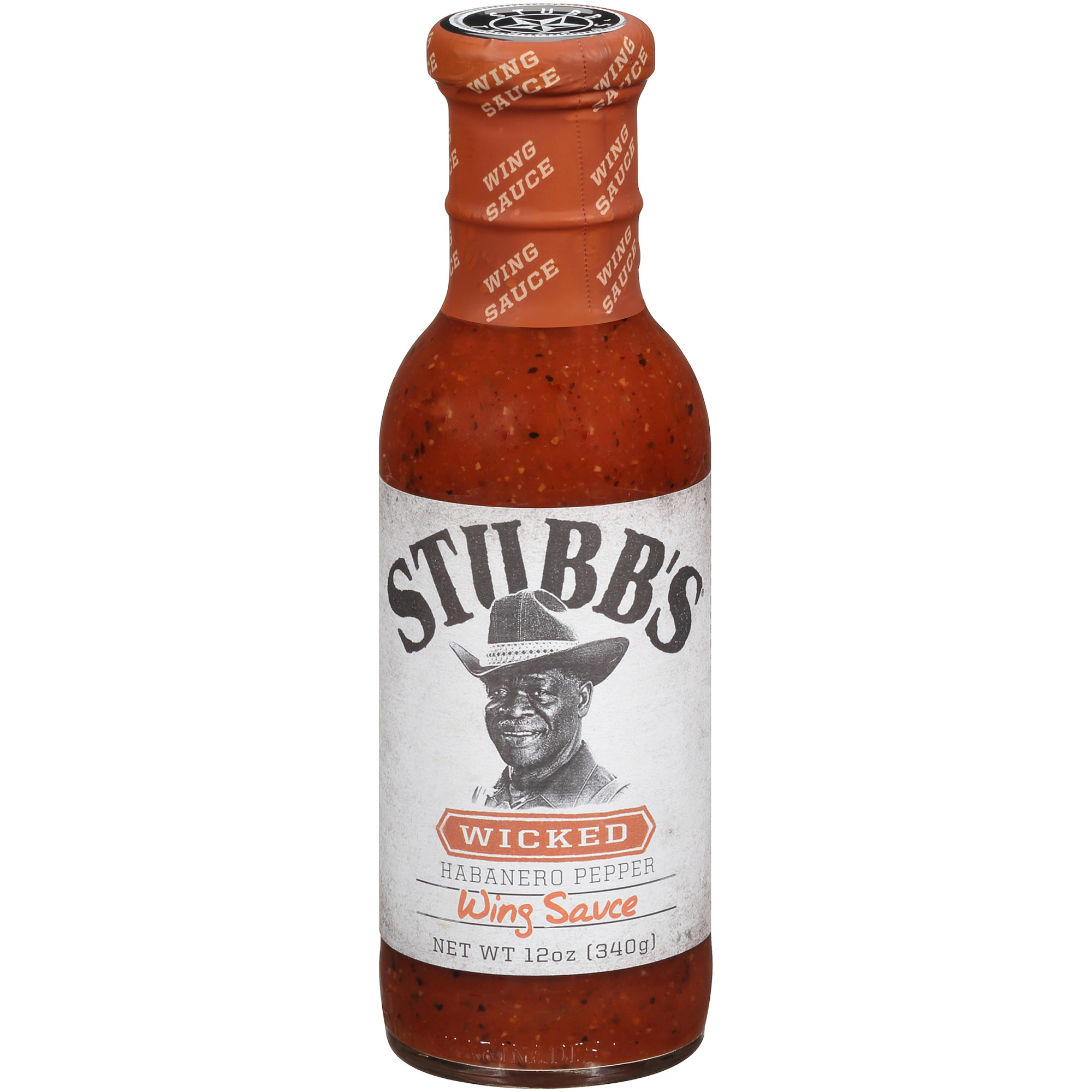 Stubb's Wicked Habanero Pepper Wing Sauce, 12 Oz