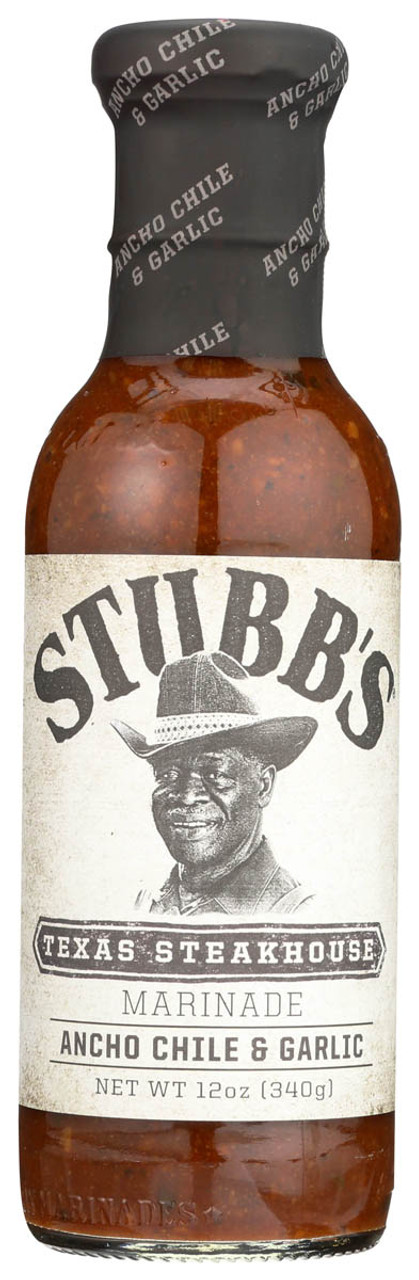 Stubb's Ancho Chili & Garlic Texas Steakhouse Marinade, 12 Oz