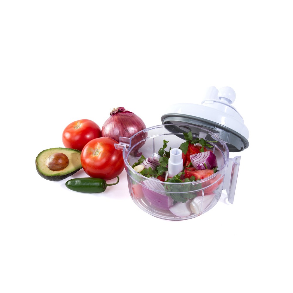 Salsa Master Kitchen + Home Food Chopper - As Seen On TV Manual Food Processor