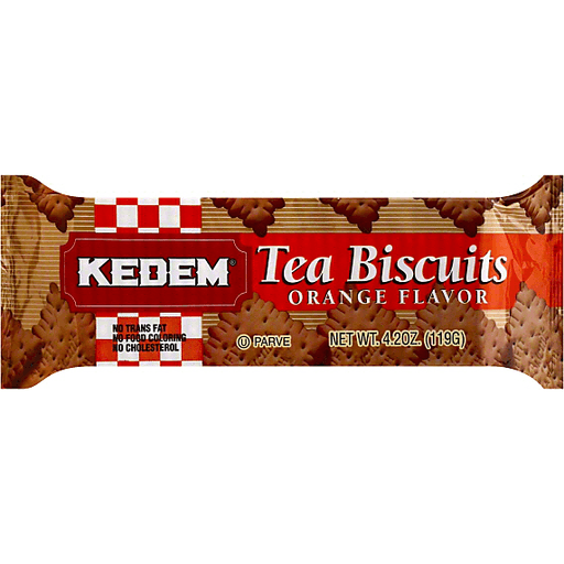 Kedem Orange Flavor Tea Biscuits 4.20 Oz