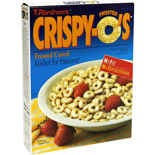 T Abrahams Crispy-O's Frosted Cereal