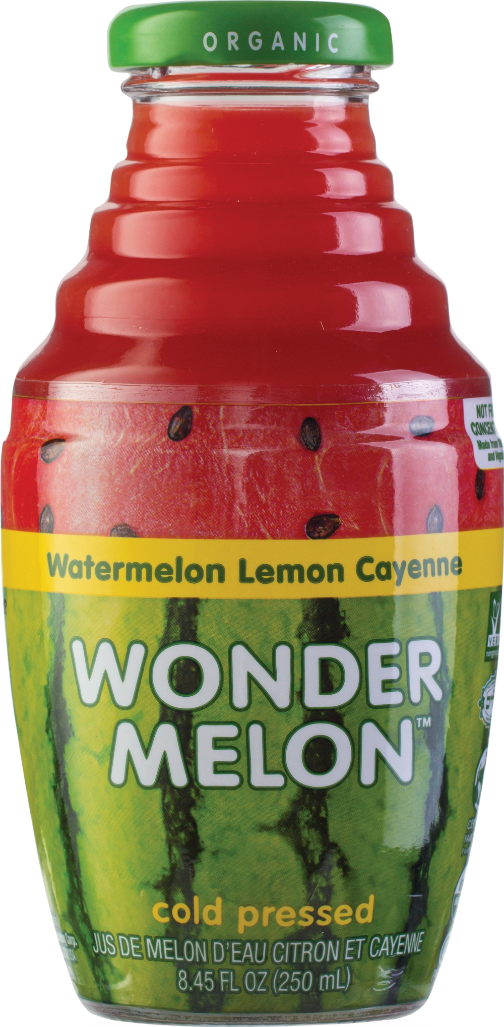 Wonder Melon Juice, Watermelon Lemon Cayenne 8.45 Fl Oz