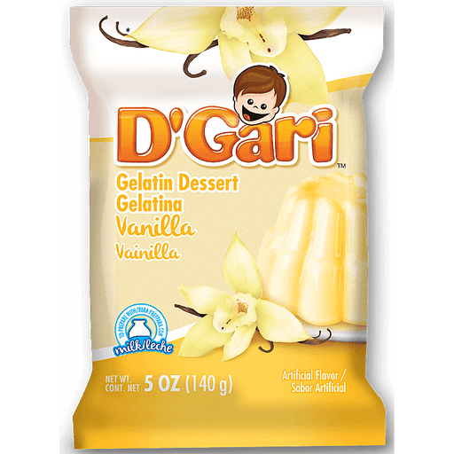 D'Gari Gelatin Dessert, Vanilla