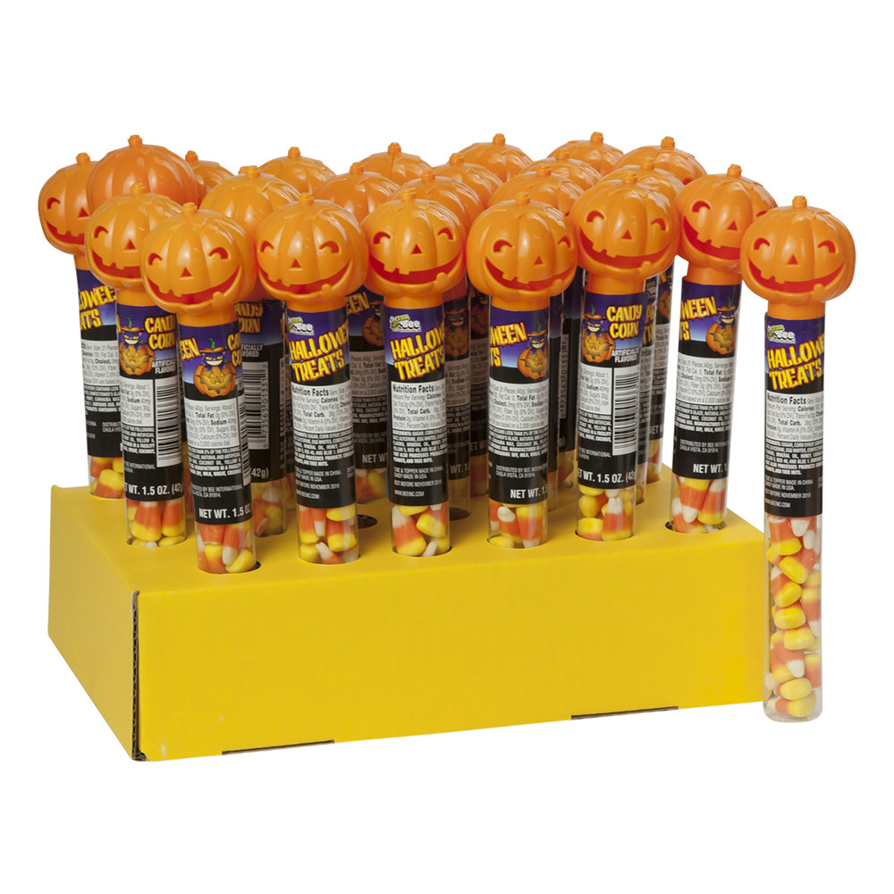 Zombee Bee Pumpkin Tube Candy Corn