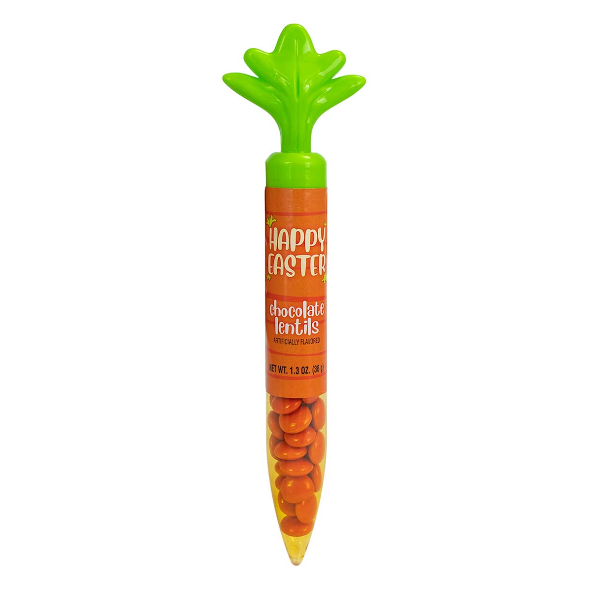 Bee Easter Carrot Tube With Orange Chocolate Lentils