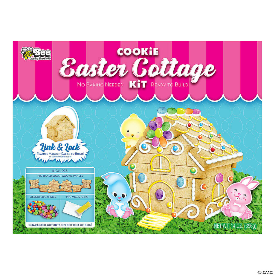 Bee International Easter Sugar Cookie Cottage Kit 14 Ounce